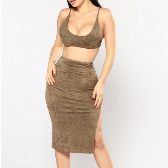 Dresses & Skirts - Suede set